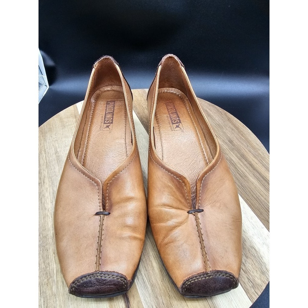 Pikolinos Womens Size 36 Brown Leather Slip On Pumps US Size 6 - Picture 2 of 9